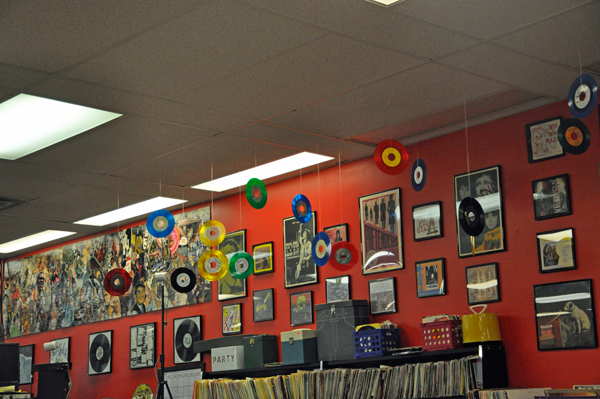 wall decorations in the restaurant