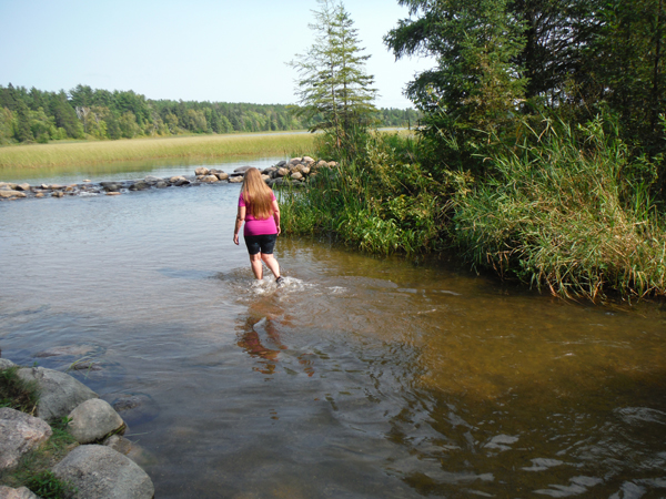 Karen Duquette walked across The Mississippi River 2013