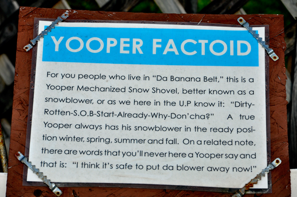 sign: Yooper Factiod