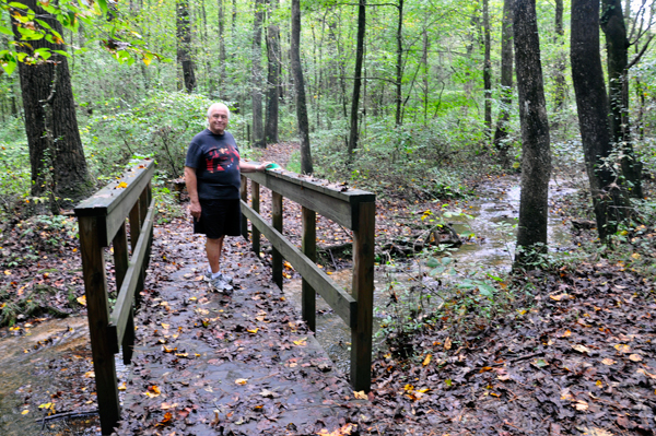 Lee Duquette  on the Council of Trees Trail