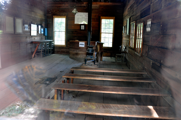 inside the District Courthouse