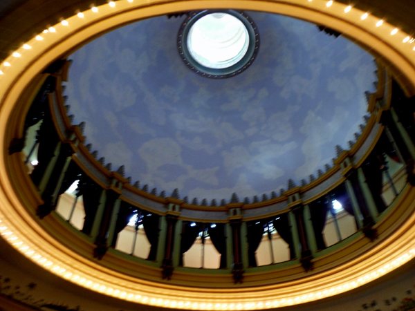 ceiling inside The University of Tampa - Tampa Bay Hotel