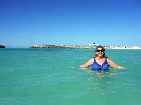 Karen in the water