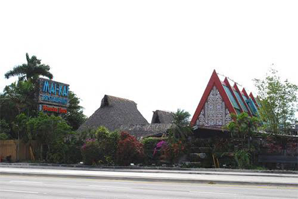 The outside of the Mai-Kai Restaurant