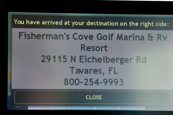 address for Gisherman's Cover RV Park