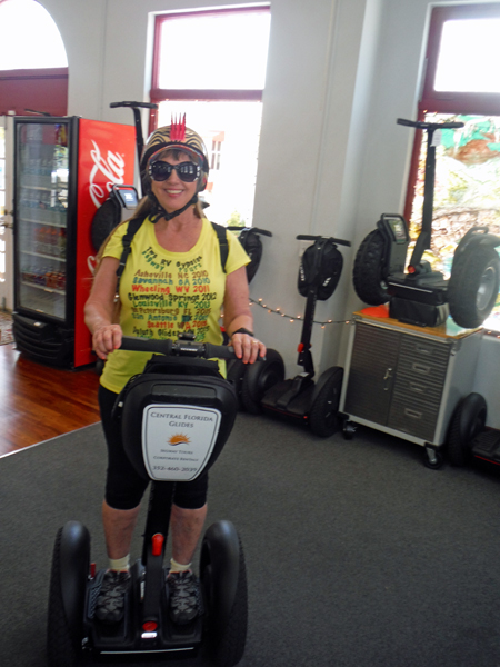 Karen Duquette at the Segway office