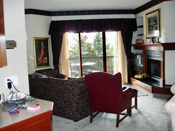 Living room in the timeshare