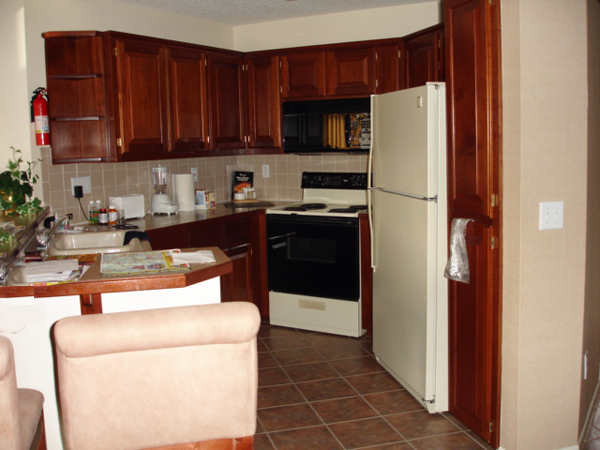 Kitchen in the timeshare
