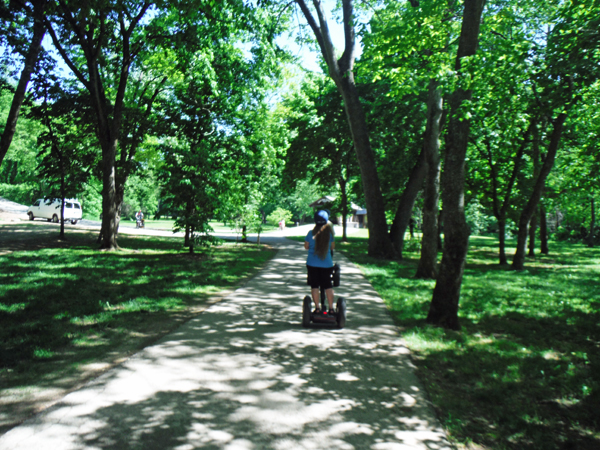 Segway tour at Dogwood Canyon Nature Park