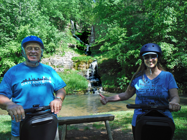 The two RV Gypsies at Thunder Falls