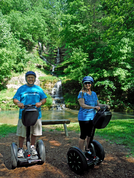 The two RV Gypsies at Thunder Falls