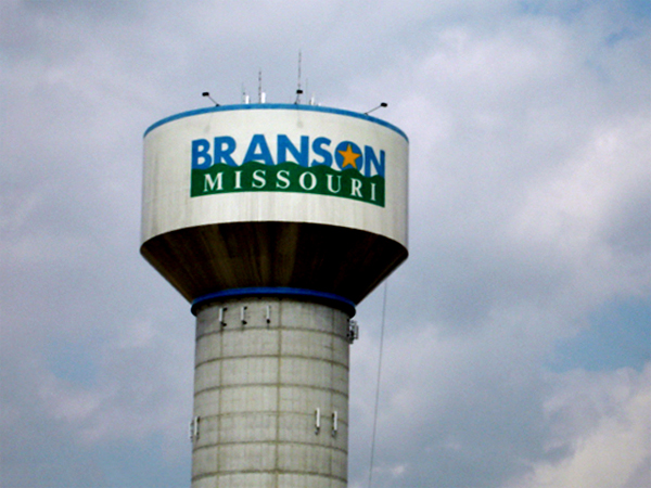 Branson Missouri water tower