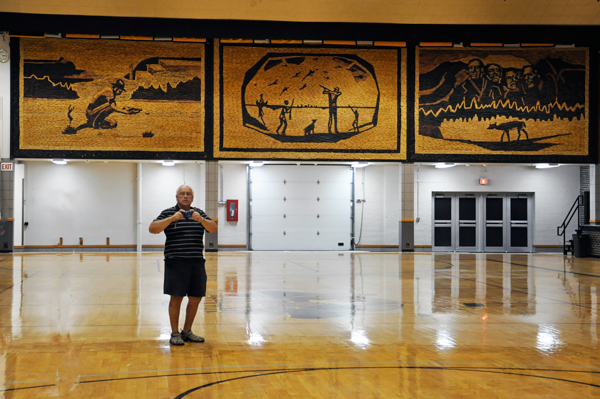 Lee Duquette Inside the Corn Palace