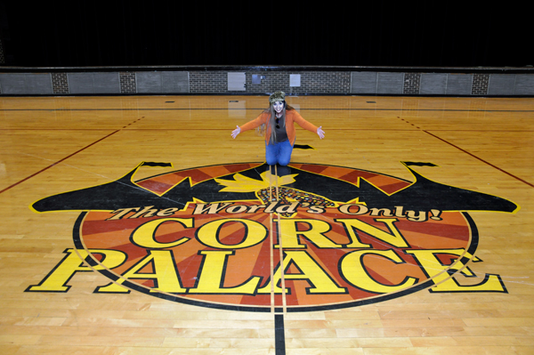 Karen Duquette Inside the Corn Palace