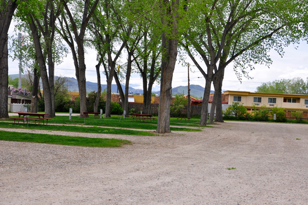 dirt roads at Indian Campground and RV Park