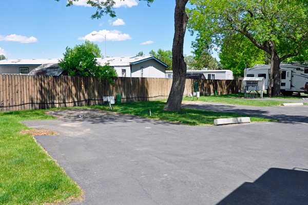 the new yard of the two RV Gypsies