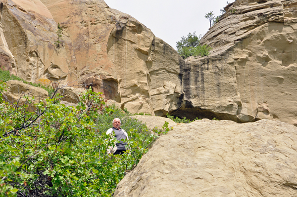 Lee Duquette on the Ghost Cave trail