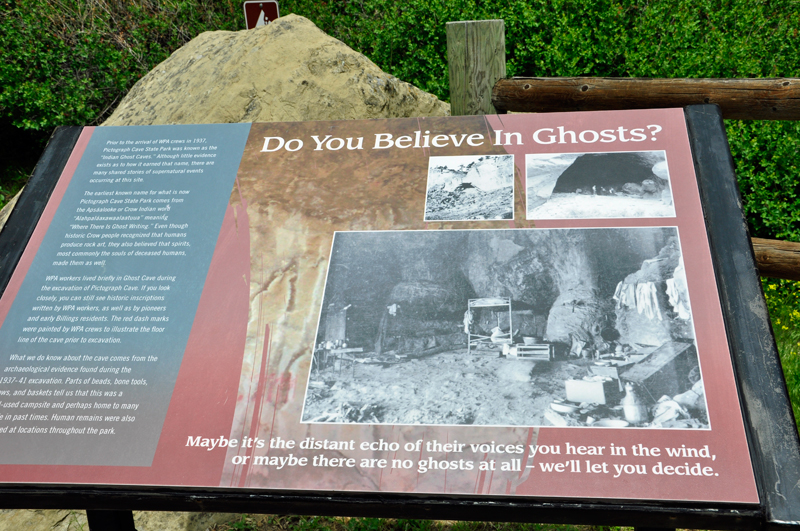 sign about ghosts