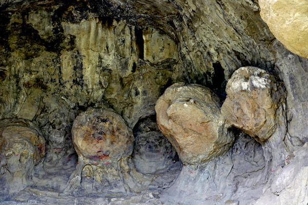 the big balls in Ghost Cave