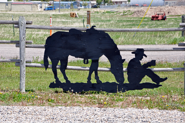 wooden horse cutout