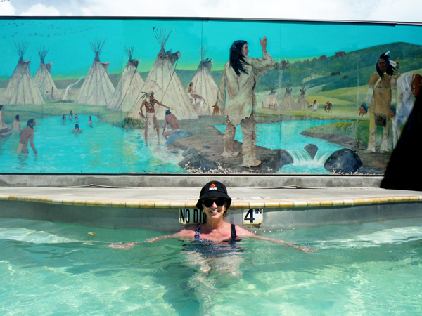 Karen Duquette at white sulphur hot springs