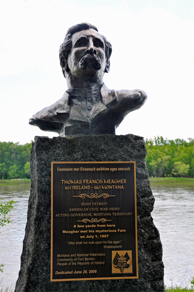 bust of Thomas Francis Meacher, Governor