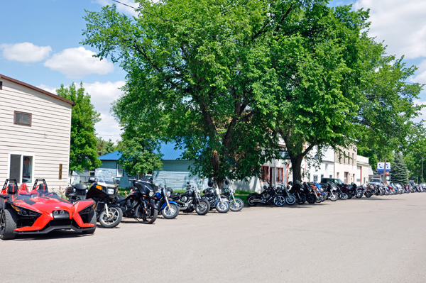 lots of bikes