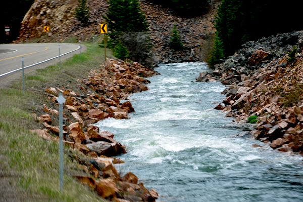 a beautiful river stream