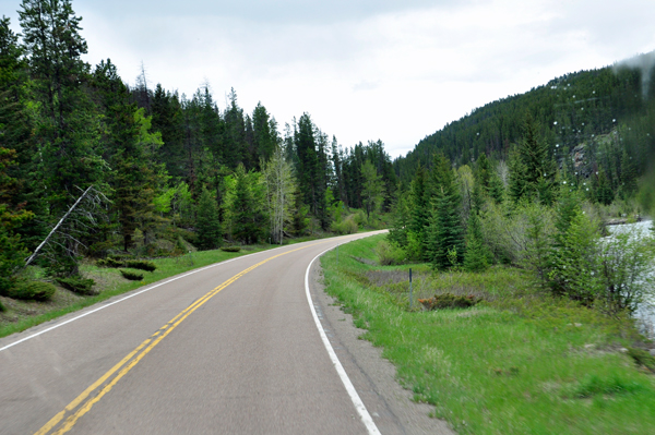 Driving through Neihart, Cascade, MT