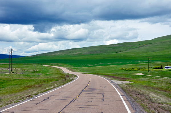 Driving through Neihart, Cascade, MT