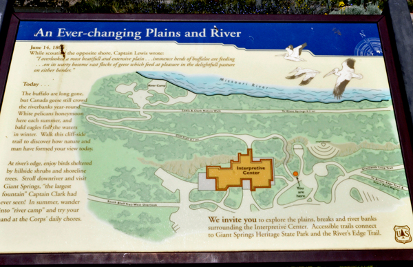 map of the plains and river