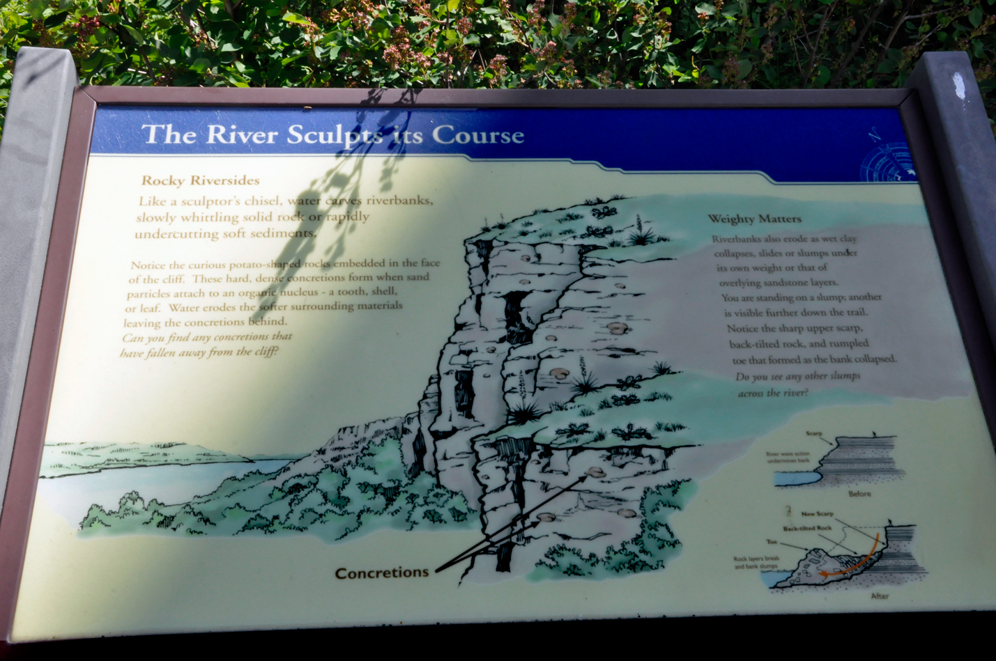 sign: River Sculpture Course