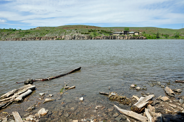 the Missouri River