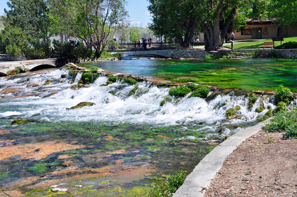 waterfall at Giant Springs State Park