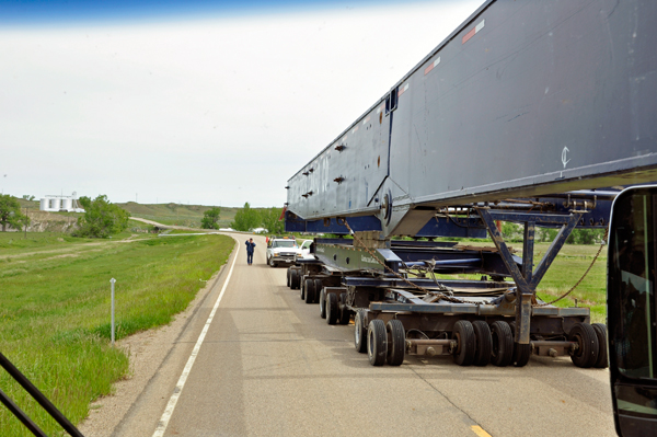 a very oversized load