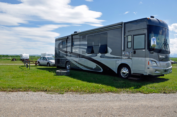 the yard and RV of the two RV Gypsies