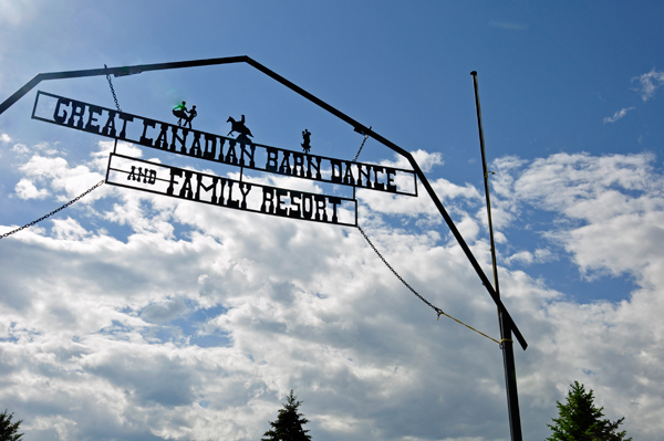 entry to the Great Canadian Barn Dance and Family Campground.