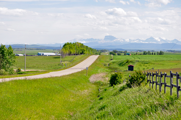 THE MUCH BETTER ROAD IN AND OUT OF THE CAMPGROUND