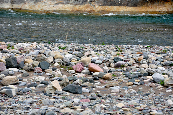 rocks and the creek