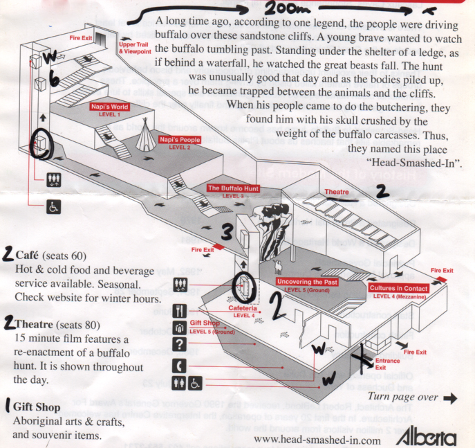 location map for Buffalo Jump