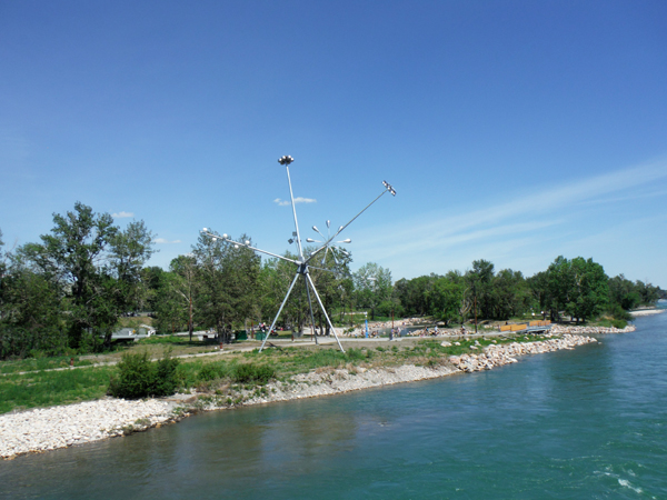 lighting on Prince's Island Park