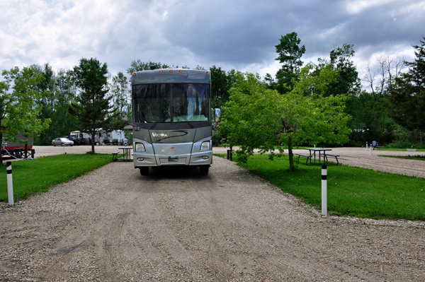 the RV of the two RV Gypsies at Sherks