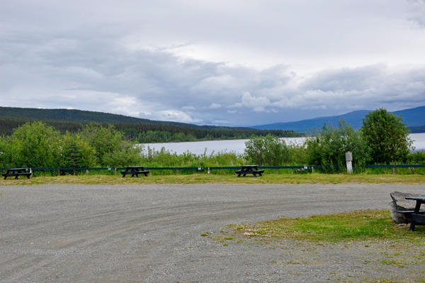 View of the lake