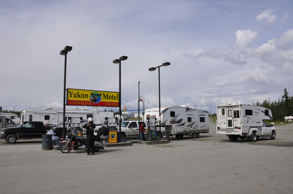 Yukon motel gas station