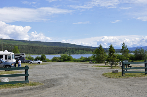 View of the lake