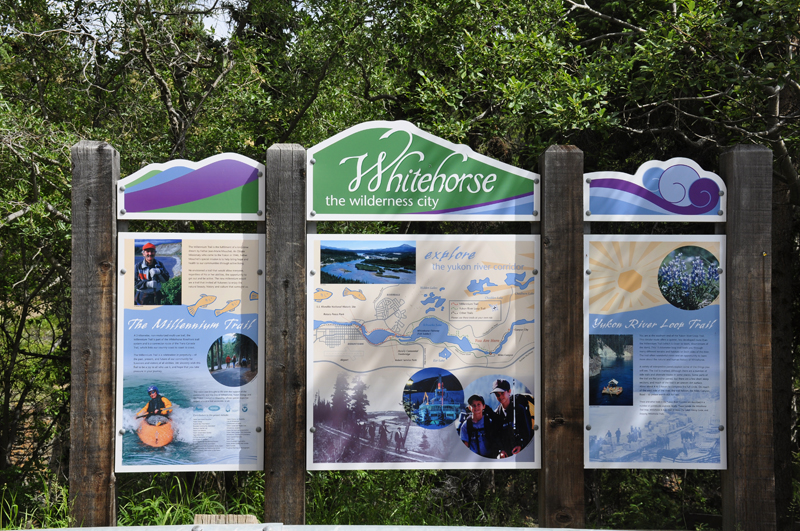 sign about Whitehorse