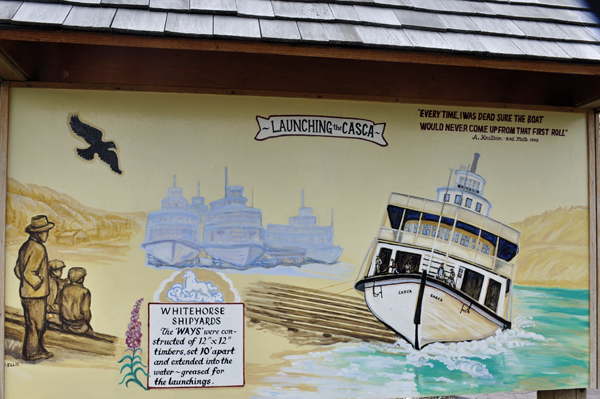 sign at Shipyards Park