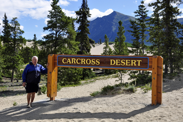 Lee Duquette at  Carcross Desert Dunes