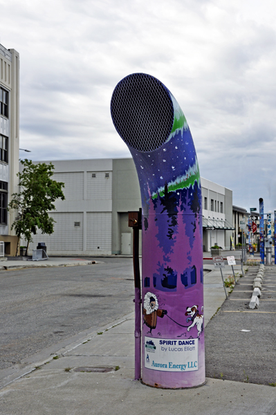 painted air vent pipe in Fairbanks AK