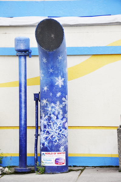 painted air vent pipe in Fairbanks AK